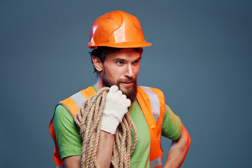 bearded man Working profession industry isolated background