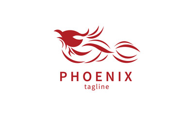 Premium vector phoenix logo design