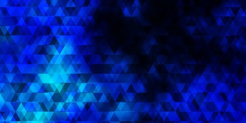 Dark BLUE vector layout with lines, triangles.