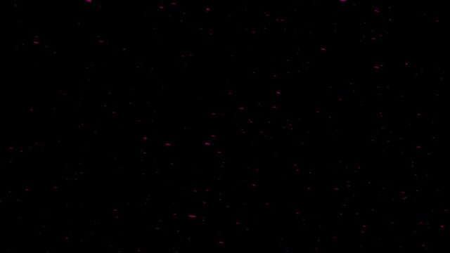 Colorful pink straight lines on black background. Abstract seamless looped animation of neon, glowing lasers and lines. Abstract neon lines in space. Futuristic Sci Fi Lines. 3d loop vj animation