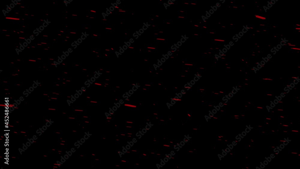 Poster colorful red straight lines on black background. abstract seamless looped animation of neon, glowing