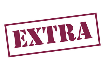 EXTRA Vector stamp. White isolated
