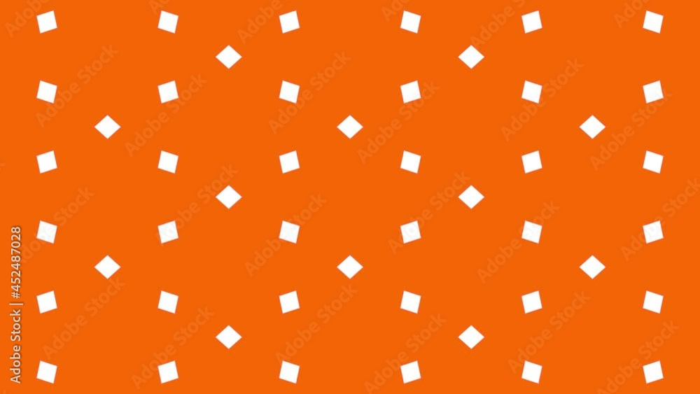 Poster abstract orange geometric seamless pattern background. abstract stripes kaleidoscope loop. fast psyc