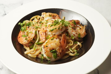 Prawn pasta