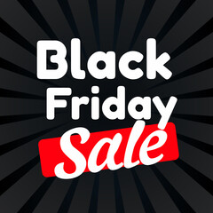 Special Black Friday Colored store tag. The concept: price list for discounts, of an advertising campaign, advertising marketing sales, discount red tag, banner unique offer. Vector illustration.