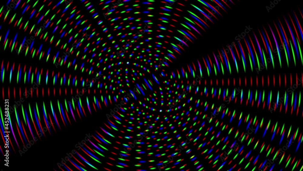 Poster colorful red straight lines on black background. abstract seamless looped animation of neon, glowing