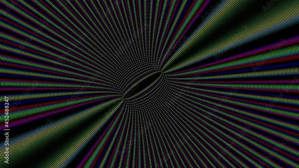 Poster colorful red straight lines on black background. abstract seamless looped animation of neon, glowing