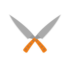 knife. Concept of aggression, violence or murder. 