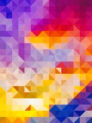 Abstract Colorful Geometrical Artwork Poster,Abstract Graphical Painting Art Background Texture,Modern Conceptual Art,Synthwave Aesthetic Vaporwave ,3D Rendering,3D Illustration