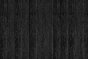 Old black vintage wooden wall pattern and seamless background