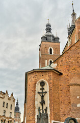 Krakow, Old Town landmarks, HDR Image