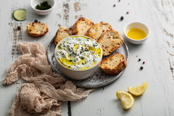 tzatziki yaourt concombre et aneth fait maison