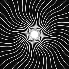 Beam Style Optical Illusion Background. Vector	