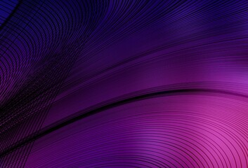 Dark Purple vector pattern with bent lines.