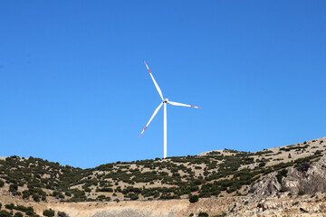 Fototapeta na wymiar rüzgar enerjisi