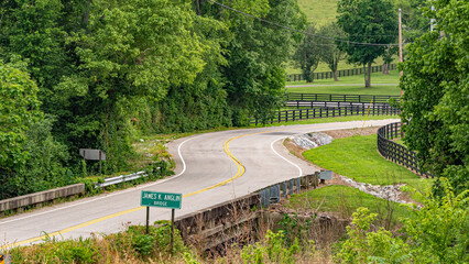 Leipers Fork street view in Tennessee - LEIPERS FORK, TENNESSEE - JUNE 18, 2019