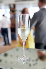 waiter serving wine