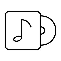 A perfect design icon of disc cover