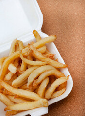 Traditional South African favorite Slap chips
