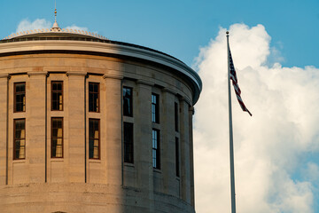 Ohio State House - The capitol building in Columbus, OH - obrazy, fototapety, plakaty