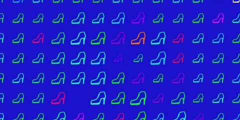 Light multicolor vector backdrop with woman's power symbols.