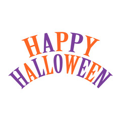 ハッピーハロウィンのロゴ