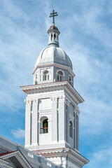 Bell tower in the Santiago de Cuba Cathedral, Cuba
