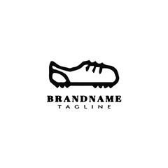 sport shoe logo icon design template vector