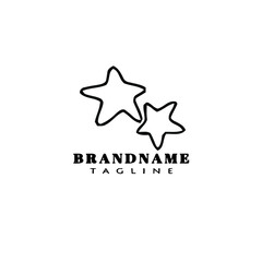 star logo icon design template vector