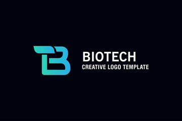 Biotech Logo Design Inspiration. Vector illustration