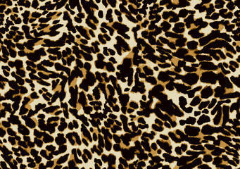 Leopard print pattern seamless design