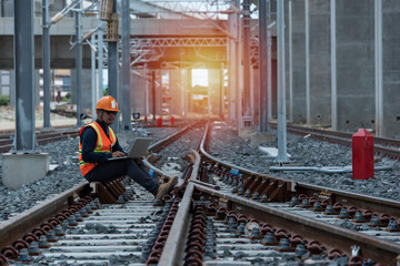 worker on the railway