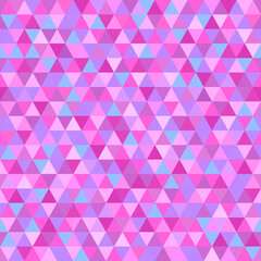 Fototapeta premium Triangle tile pattern. Seamless geometric wallpaper of the surface. Unique background. Doodle for design. Bright colors. Print for polygraphy, posters, t-shirts and textiles. Luxury texture