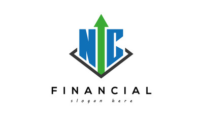 NC Letter Marketing Accounting and Financial Logo