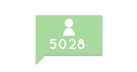 Increasing number of friend requests on social media 4k