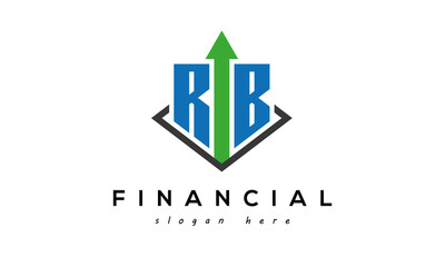 RB Letter Marketing Accounting and Financial Logo