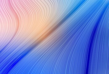 Light Pink, Blue vector colorful blur backdrop.