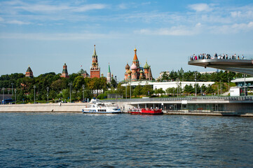 The architectural ensemble of the Kremlin is beautiful from all angles, but it can only be seen...