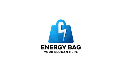 Energy Bag Gradient Logo Template