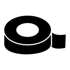Vector Tape Glyph Icon Design