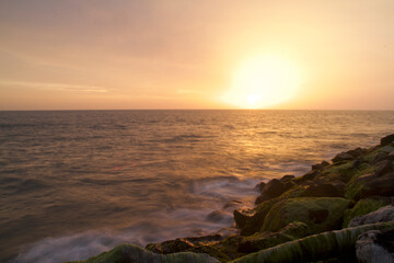 Long exposure at the beach