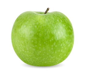 green apple isolated on white background.