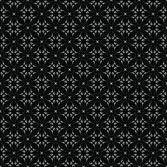 Black and white surface pattern texture. Bw ornamental graphic design. Mosaic ornaments. Pattern template. Vector illustration.