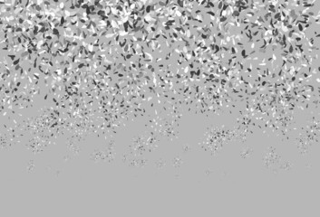 Light Gray vector abstract background with leaves.