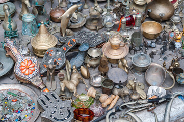 Oriental souvenirs / Oriental souvenirs in a souk.