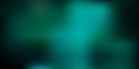 Dark blue, green vector blur layout.