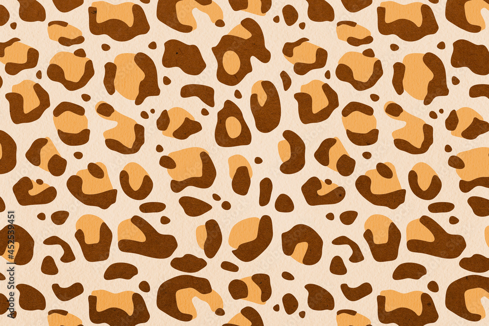 Poster leopard retro skin pattern. abstract retro texture background.