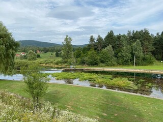 Water source of the Zagorska Mreznica in Desmerice or Zagorska Mreznica water spring - Ogulin, Croatia (Izvor vode Zagorska Mrežnica u Desmericama ili vrelo Zagorske Mrežnice, Desmerice - Hrvatska)