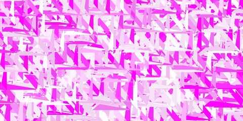 Light pink vector background with polygonal forms.