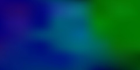 Light blue, green vector blur drawing.